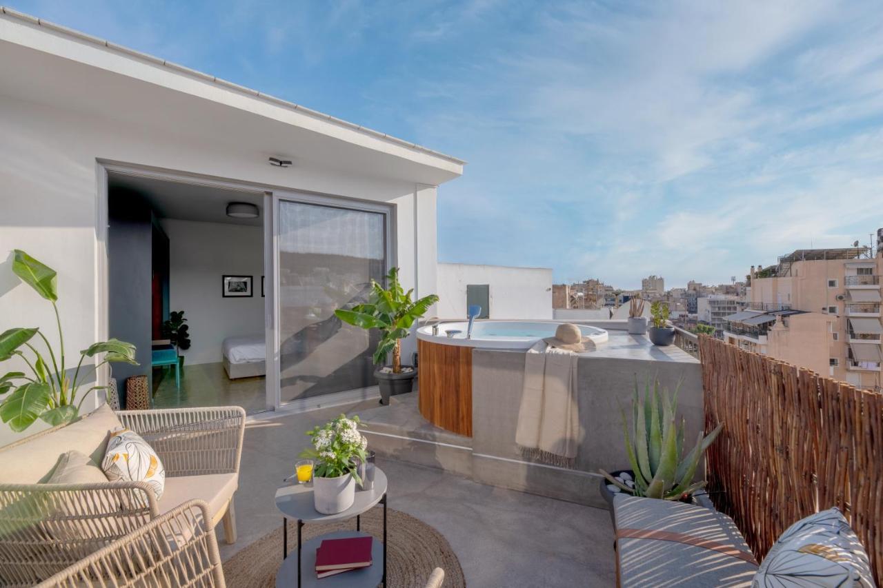 Topfloor Getaway Balcony&Hot Tub+Acropolis View Athens Exterior photo